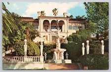 Vintage Hearst San Simeon State Historical Monument Postcard 1966