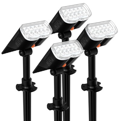 GonGoo Solar Spot Light Outdoor, Solar Landscape Lights Outdoor Waterproof IP...