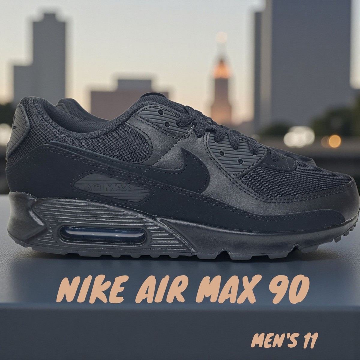 Nike Air Max 90 Triple Black - Men's Size 11 (CN8490-003) NEW | eBay