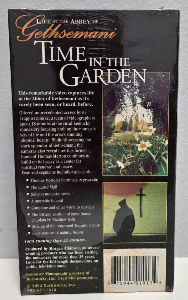Life at the Abbey of Gethsemani: Time In The Garden (VHS, 2002) - Image 3 of 4