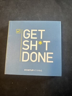 Get Sh*t Done Start Up Vitamins Motivation Motivational Success Gift