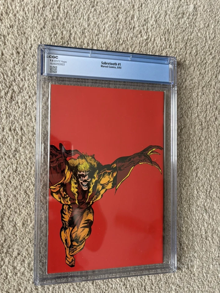 Sabretooth #1 CGC graded 9.6 1st Solo Series Larry Hama Mark Texeira 1993  - Image 2 of 2
