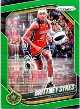 2025 Panini Prizm WNBA #121 Brittney Sykes Green Prizms