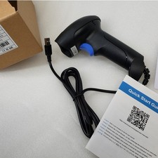NetumScan 1D Handheld Barcode Scanner with Stand Model: NSL3 / Black 