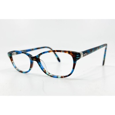 Modo Eyeglasses Frames Women Blue Tortoise MC 045 Lapis Handmade 48-15-140