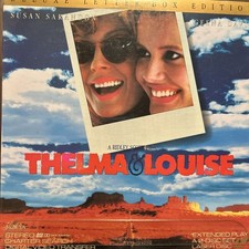 Thelma  Louise-Laserdisc-LD-Letterbox Susan Sarandon Geena Davis Brad Pitt