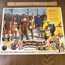 Original 1974 Superstooges vs the Wonderwomen Movie Lobby Card Poster Yueh Hua
