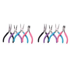 8 Pack Jewelry Pliers Jewelry Making Pliers Tools Kit for Wire Wrapping6041