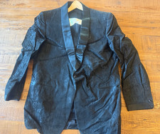 Vintage 1960 s Black Tuxedo Tux Suit 40 Long 30 x 30 FREE SHIPPING