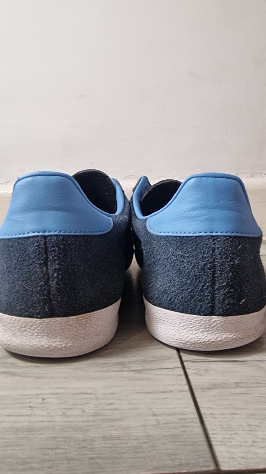 Adidas Originals Gazelle Trainers UK 7 Navy Blue Suede 2014 Retro Low Top Lace image 8