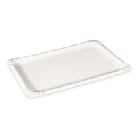 Bionature Pappteller Aus Frischfaser 16 X 23 Cm Fettdicht Weiß