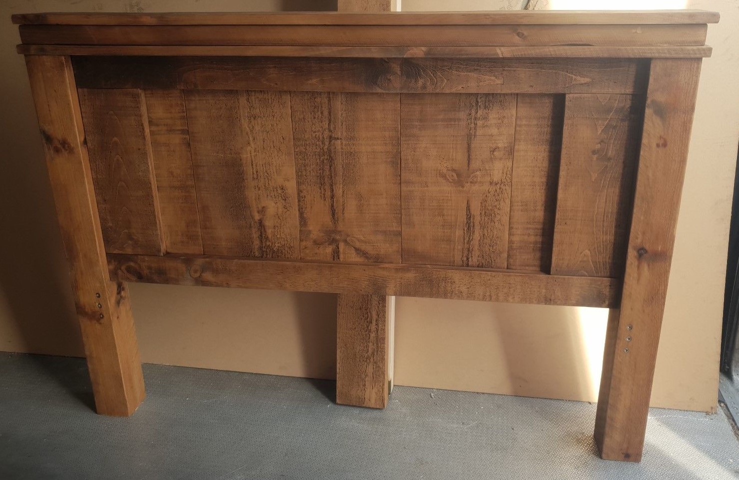 NEW SOLID WOOD RUSTIC CHUNKY DOUBLE , KINGSIZE, SUPERKING PANEL BED WOODEN BED eBay