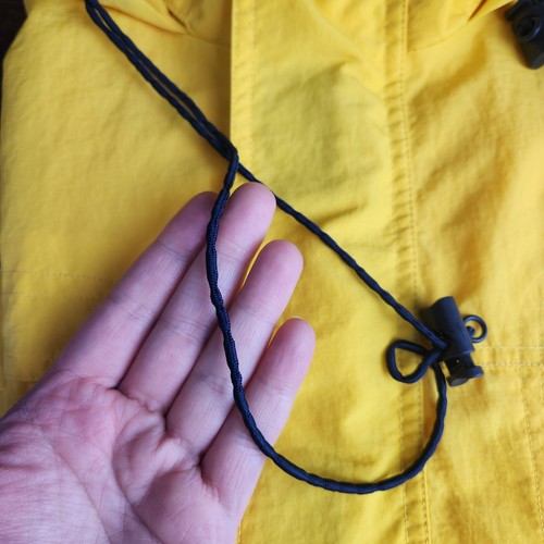 Ralph Lauren Jacket Mens Large Yellow Anorak Hooded Windbreaker Vintage Chaps - Picture 17 of 17