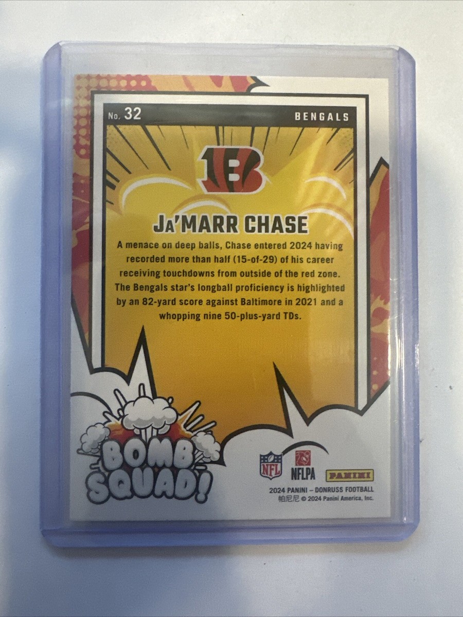 JA'MARR CHASE 2024 Donruss Bomb Squad #32 Cincinnati Bengals | eBay