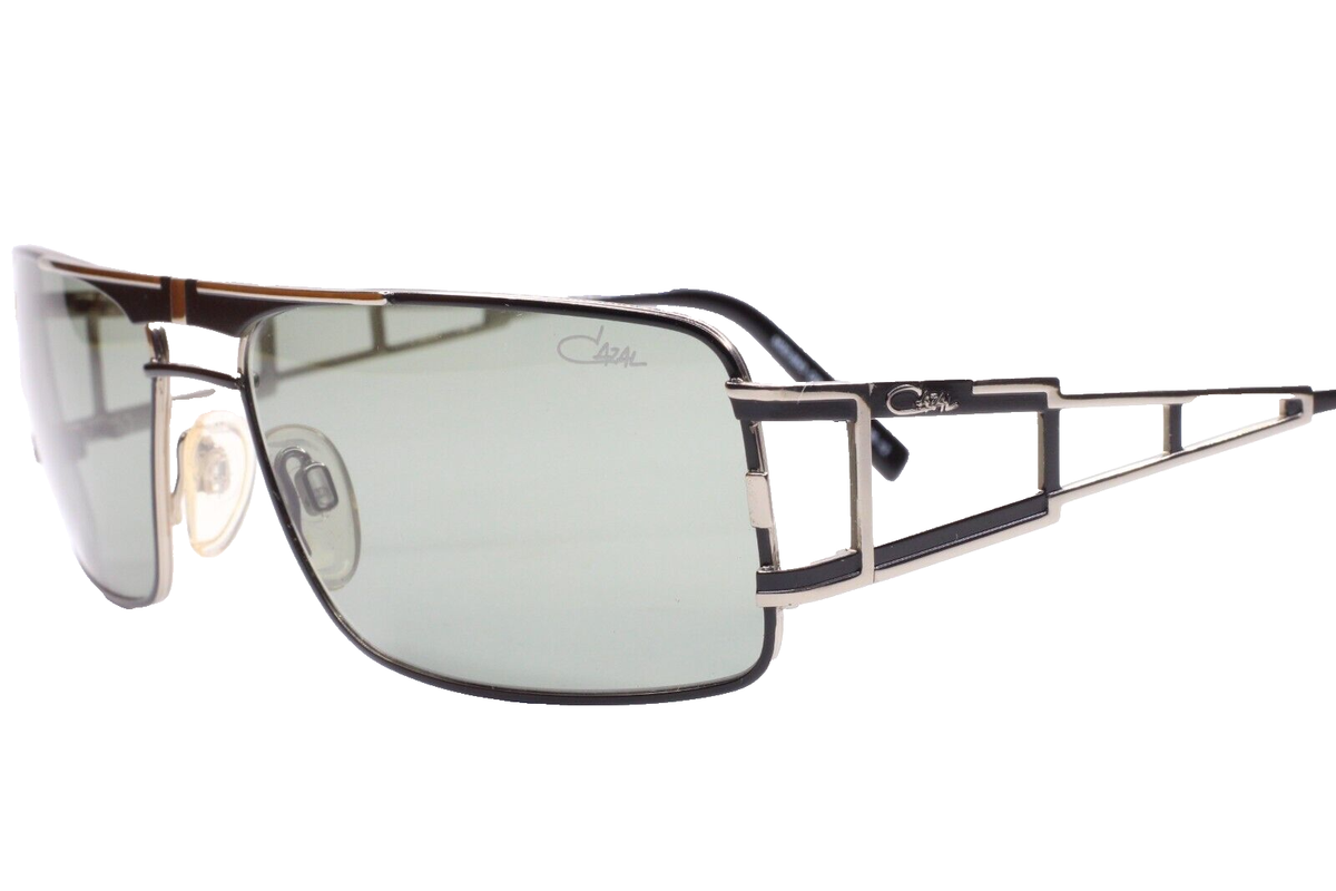 Cazal 9043 003 Black Gradient Metal Luxury Germany Sunglasses 61