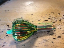 High Percentage Salmon Trolling Fly- UV on Black Series 4” Pack Of 3 Unrigged