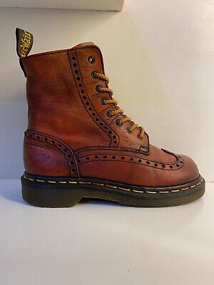 Dr Martens 3A36 England brogue Red Cherry Vintage Boots Dr Martens 3A36 England brogue Red Cherry Vintage Boots