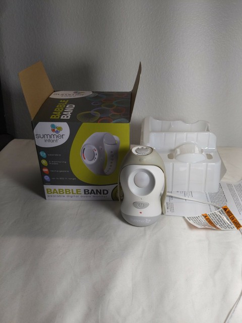 summer infant babble band wearable baby monitor