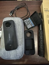 USED 1x Only !!! Insta360 x3 360 action camera With Accessories
