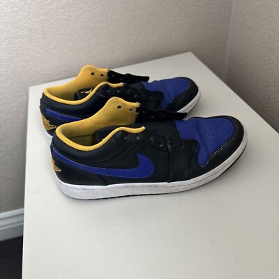 Nike Air Jordan 1 パープル　イエロー　24.5 エア ジョーダン 1 NIKE AIR JORDAN MID LAKERS ナイキ ミッド