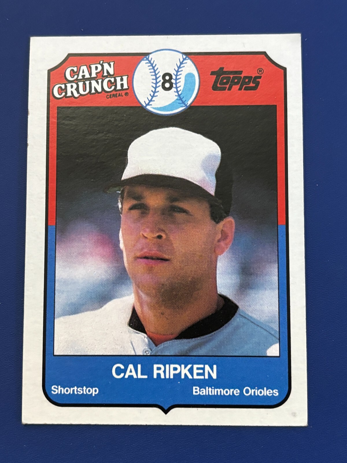 1989 Cap'n Crunch Baseball #6 Cal RIPKEN, Jr.
