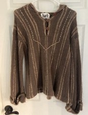 Vintage Women  s 1970  s Hark Sweater Hoodie M Bell Sleeves, Large Hood