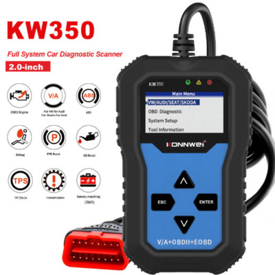 KONNWEI KW350 V007 Volkswagen Audi diagnostic tester scanner Automotive Diagnosi