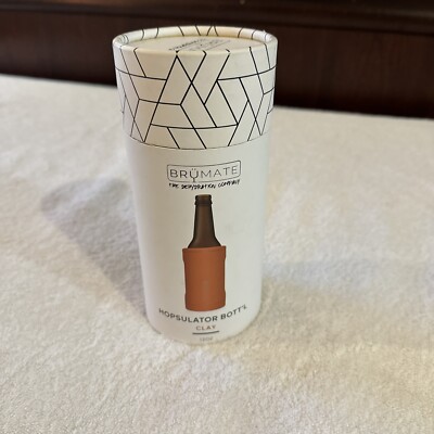 Brumate Hopsulator bott l matte Clay 12 ounce New Bottle Cooler Drink Holder