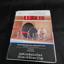 Mainstays Expandable Pan and Lid Organizer New In Box