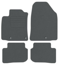 Velours Fußmatten für Hyundai Ioniq Elektro Bj. 2016 – 2019 Automatten GRAU PREM