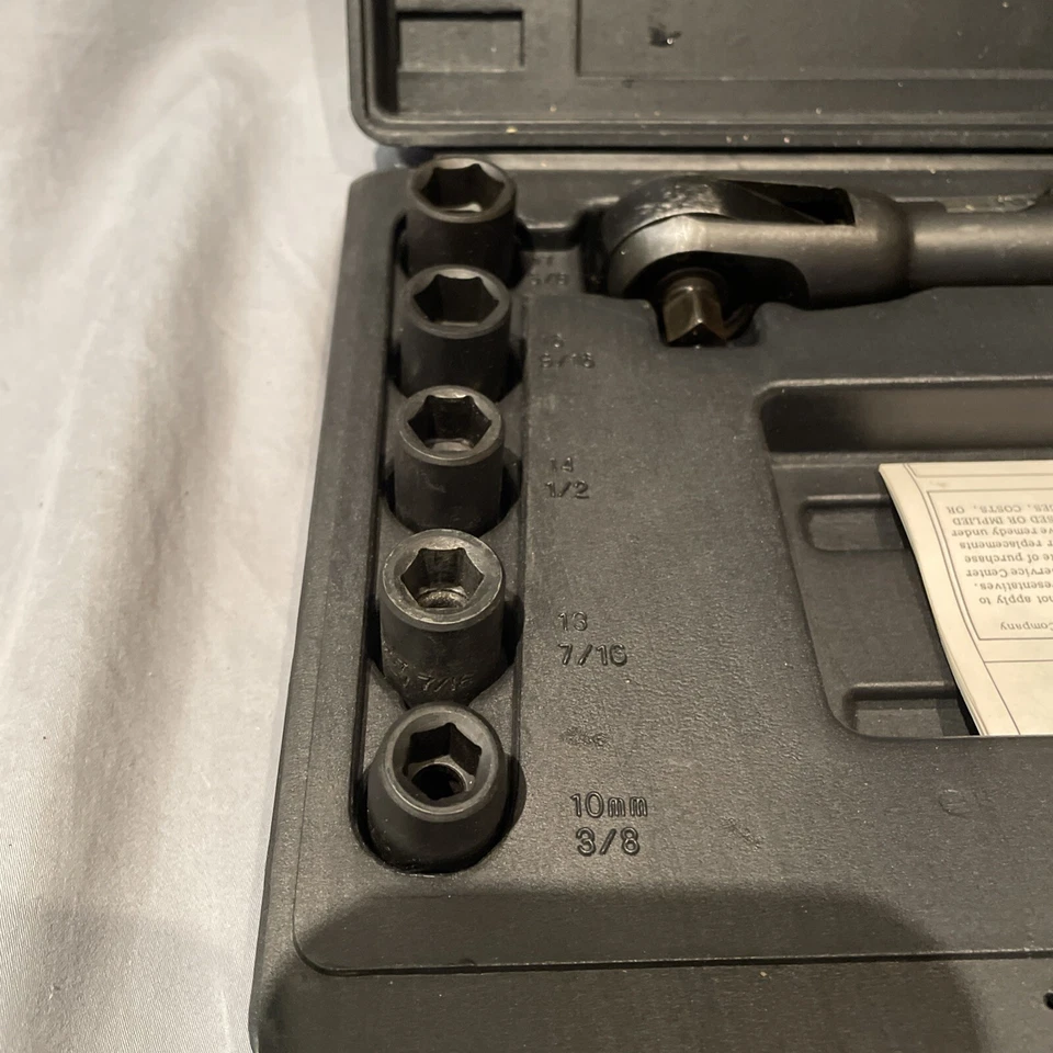 Kit de trinquete de aire Chicago Pneumatic CP828 3/8 con juego de 5 enchufes de impacto - ¡ENVÍO GRATUITO! Foto 4 de 4