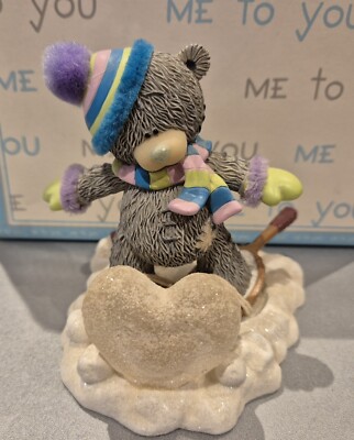 (A2) ME TO YOU BÄR FIGUR SCHNEE HERZEN VERPACKT EXTREM SELTEN WINTER