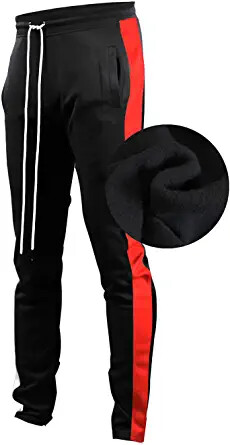 Winter Fleece Lined Track Pants - | eBay
