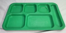 Cafeteria TRAEX Picnic School Lunch 6 Compartment Divider Tray SOLD SINGLE READ!