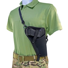 Tactical Style Cross Body Holster Chest Shouler Beretta 92, Colt 1911 & Similar