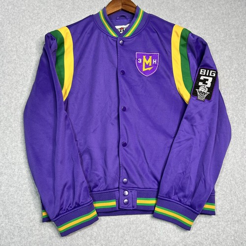 Big 3 Basketball Men’s Medium 3 Headed Monster Warm Up Suit Varsity Snaps READ - Picture 8 of 24