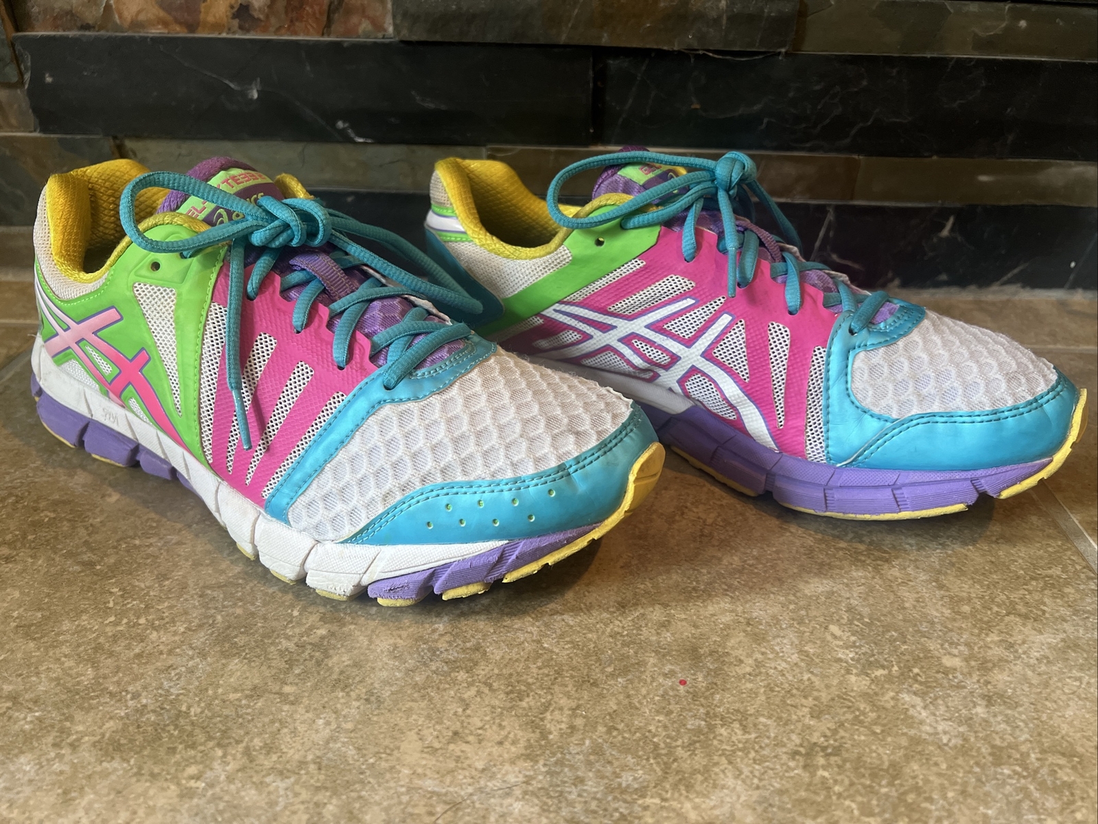 ASICS Gel Lyte33-2 Women's Shoes Size 10 T367Q Rainbow FAST SHIPPING