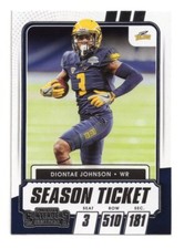  2021 Panini Contenders Draft Picks #95 Diontae Johnson