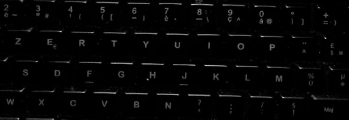 Logitech K800 Wireless   AZERTY -TOUCHE  REPLACEMENT KEYS GENUINE
