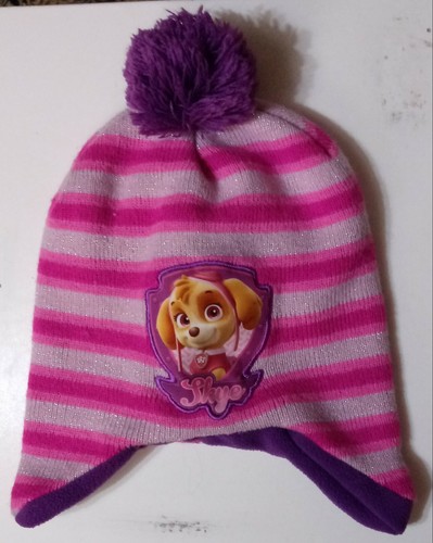 PAW PATROL Girls Knit Hat Toboggan SKYE 