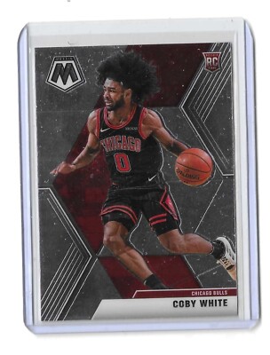 2019-20 Panini Mosaic #211 Coby White RC Rookie