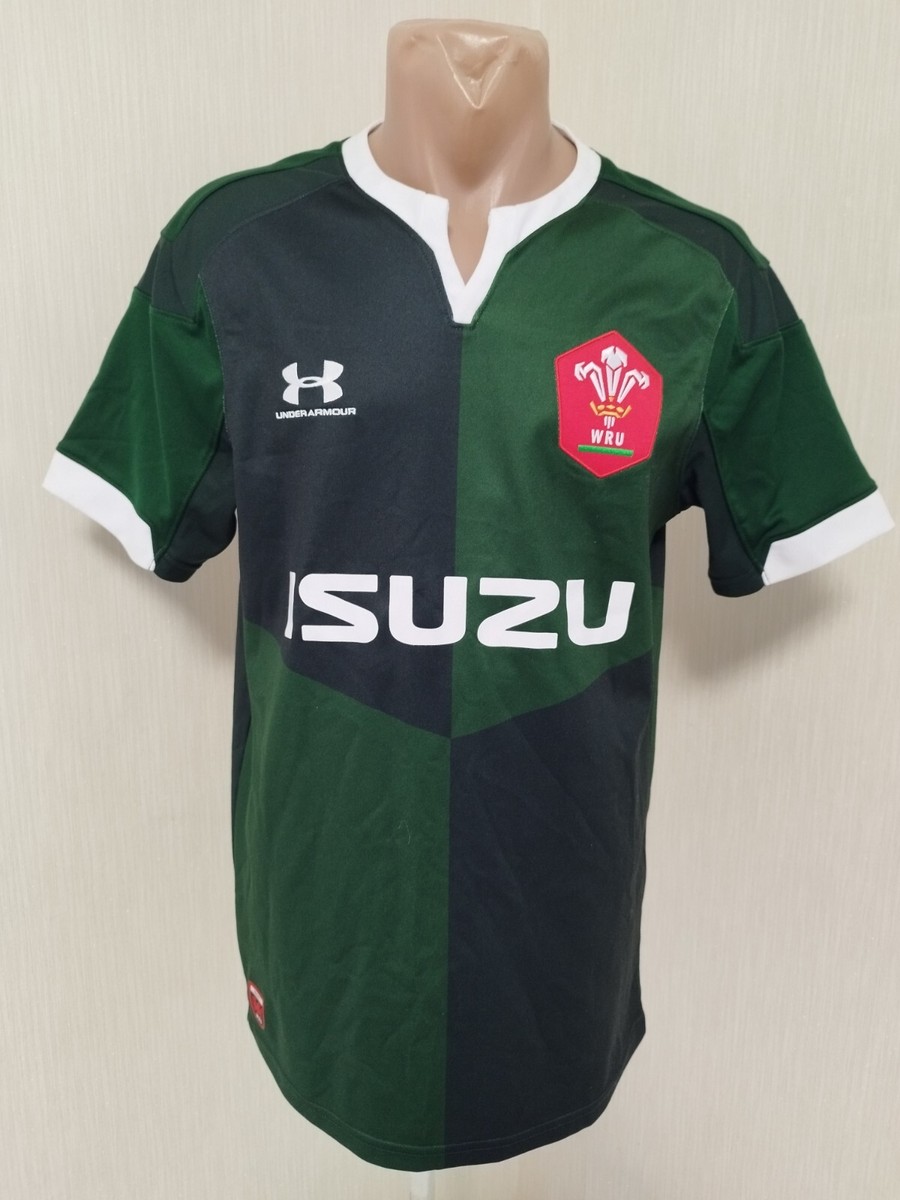 Wales rugby jersey away shirt Under Armour ISUZU shirt size S/M
