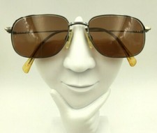 Vintage Neostyle 857 Gunmetal Oval Sunglasses FRAMES ONLY