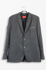 HUGO Wool Blend Tailored Blazer Jacket Size IT52 US42R