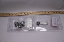 DANCO Faucet Lever Handle in Chrome with White Tip