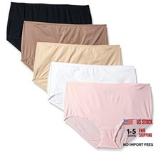 womens Women's 5 Pack Microfiber Brief Panties 10 Assorted
