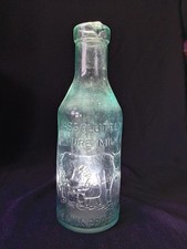 Vintage Rare 'Absolutely' Quart Milk Bottle. 11.25" Tall. 900gm. VGC.