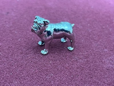THE BRAVE LITTLE BULLDOG pocket charm figurine miniature Ganz dog courage