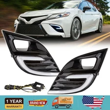 LED DRL Daytime Running Turn Signal Lamp For Toyota Camry SE XSE 2018-2020 LH&RH