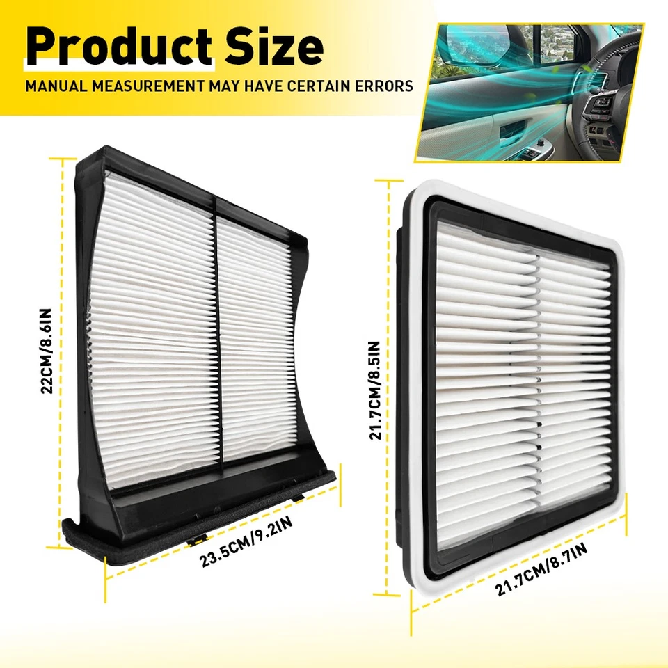 Combo de filtro de motor y cabina Air Fit Subaru WRX STI 2013-2021 XV Crosstrek 2013-15 Foto 3 de 4